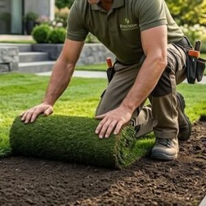 Installation of Instant Roll on Lawn (per sqm)